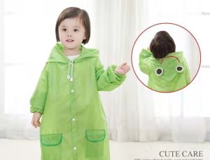 Childrens Raincoat3-9Year-Old Kindergarten Boy Girl Baby Environmental Protection Cartoon Pupil Raincoat