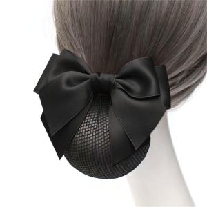 Women Hair Snood Bows Barrette Hair Clip Side Clip Fashionable Elegant Sweet Bowknot Photo Props