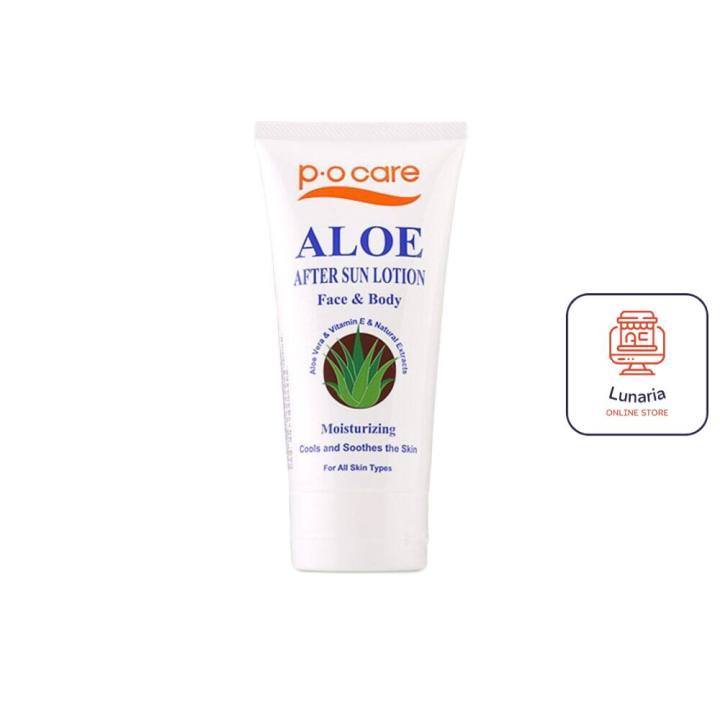 PO Care Aloe After Sun Lotion      150 ml.   1  | Lazada.co.th