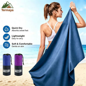 Termaya Quick Dry Sports Towel Microfiber Super Absorbent Fast Drying Towel for Travel Beach Gym