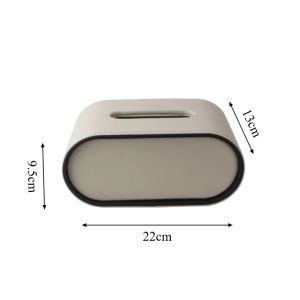 xpkQ Simple Tissue Boxes Multifunctional Leather Desktop Organizer Tissue Boxes Luxury Kitchen Living Room Storage Organization P7Q2M