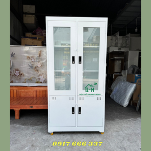 TỦ HỒ SƠ KÍNH SƠN DẦU CÓ BÁNH XE DI CHUYỂN TIỆN LỢI DÀNH CHO VĂN PHÒNG
