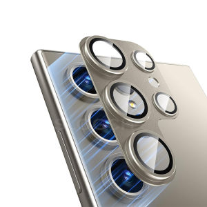 【Dust Free-Install】Original Metal Camera Lens Protection For Samsung Galaxy S24/S24 Plus/S24 Ultra Tempered Glass Lens Film Shatterproof Protective Film