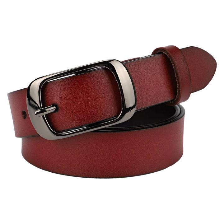 Women Genuine Leather Belt Strap Ladies Adjustable Belts Designer