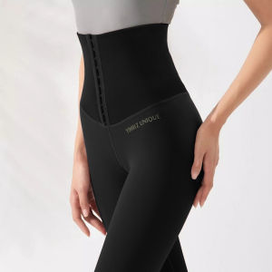 [Local Stock] Shrink abdomen High Waisted Yoga Pants Workout Sports leggings for Women Long Sports Pants