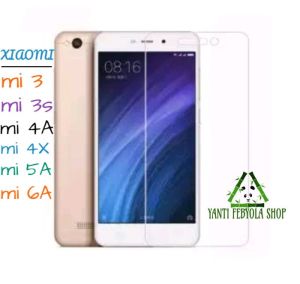 ANTI GORES KACA XIAOMI REDMI 3 3s 4A 4X 5A 6A PELINDUNG LAYAR HP BENING