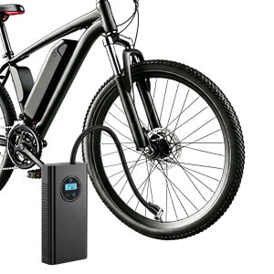 [Vktech] Multi-Function Portable Air Compressor Rechargeable Electric Tire Pump with LCD Display for Vehicles