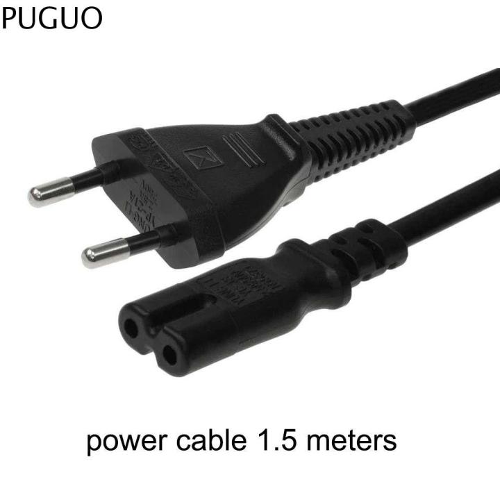 PUGUO For Monitor Lead Wire Power 2Prong Pin Console Cord Electric