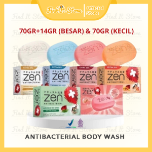 Zen Anti Bacterial Body Soap | Sabun Mandi Shiso Body Soap | 70+14gr | 70gr | BPOM