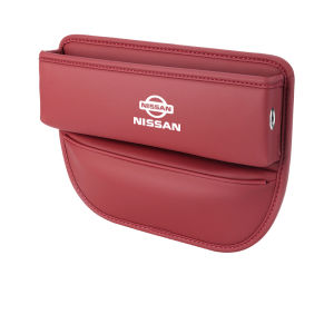 Car Seat Slit Slot Gap Organizer Storage Box Pocket For Nissan Almera X-Trail Grand Livina Navara Serena C27 Qashqai Terra Sylphy Juke Teana Auto Interior Accessories