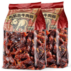 内蒙古牛肉筋Beef tendon cumin spicy grassland air dried open bag ready to eat snacks