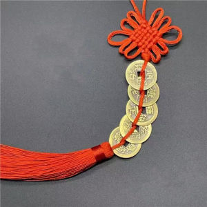 Lucky Charm 2026 2Pcs Feng Shui Everyday Lucky Door Lucky Coin Charm Pangsabit For Money Old Coins
