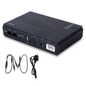 5V USB 9V 12V 5.5x2.5mm Uninterrupted Backup UPS Power Supply for Wireless Router Tablet Smartphone Home Camera