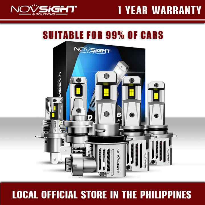 Novsight n66 80w pair 18000lm led headlight bulbs led headlight kit