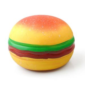 BABYBANG TPR Material Hamburger Stress Pinch Le Soft Squeeze Slow Rebound Burger Squishy Toy Party Gifts Simulation Food Sensory Fidget Bread Autism Sensory Toy