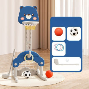 5in1 Kids Basketball Hoop Adjustable Height Indoor Play Set Multi Function Toy Birthday Gift Mainan Kanak Kanak