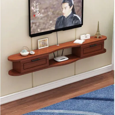 Tv Console Cabinet With Storage Media & TV Storage Small Apartment Living Room Rack Wall-Mounted Storage Rack Bedroom Partition Wall TV Cabinet With Storage