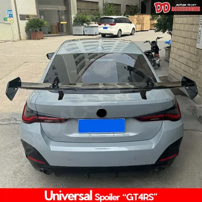 สปอยเลอร์ Spoiler ทั่วไป GT4RS สีดำเงา แต่งซิ่ง รถเก๋ง รถสปอร์ท ใส่ได้หมด NT