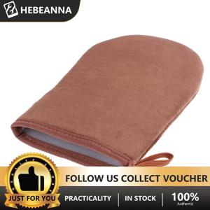 hebeanna Brown Reusable Applicator Tanning Gloves Cream Lotion Mousse Body Cleaning Glove