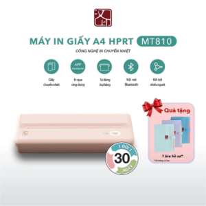 [Chính Hãng] Máy In Di Động A4 HPRT MT810 Không Dùng Mực - In Chuyển Nhiệt Qua Bluetooth