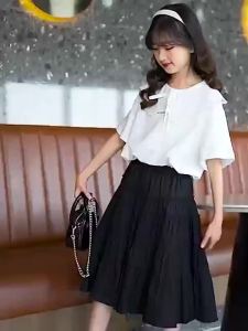 Bộ Áo Thun Chân Váy Thời Trang Mùa Hè Cao Cấp 2022 Cho Bé 3-5-8-10-12-13-15 Tuổi096