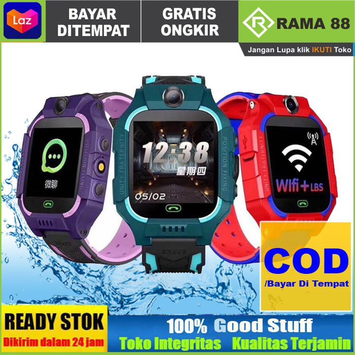 BISA COD Jam Tangan Anak Smart Watch Phone Z6 Q12 Smartwatch Kids - Main Image