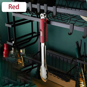 304 Stainless Steel  – Slider Lock Steak BBQ Tongs Fried Fish Clip & Bread Clip for Kitchen Utensils-152c4c8b