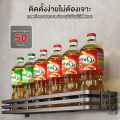ชั้นวางของในครัวติดผนัง ชั้นเข้ามุมห้องน้ำ ชั้นวางเครื่องปรุง ห้องน้ำ ห้องครัว ชั้นอเนกประสงค์ไม่ต้องเจาะกำแพง ชั้นวางติดผนังพร้อมตะขอ. 