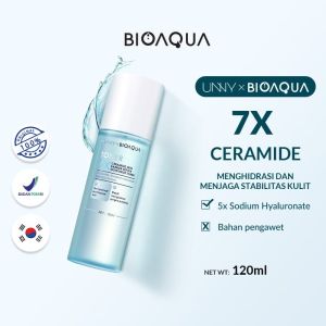 BIOAQUA 7X Ceramide Skincare Paket Repair Barrier Set With Moisturizer Cream/ Hydrating Toner/ Serum / Cleanser