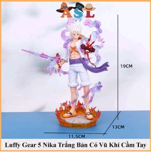Mô Hình One Piece Luffy gear 5 trạng thái Nika siêu ngầu cao 20cm ASL Shop Mô hình Anime