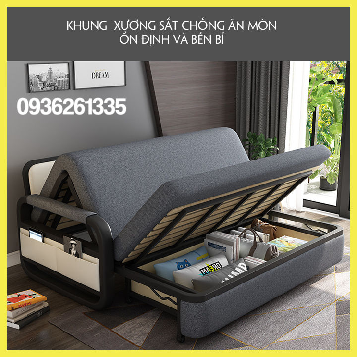 Sofa Gường Thông Minh Gấp Gọn, Gường Sofa Chung Cư, Nhà Ở, Phòng Khách ...