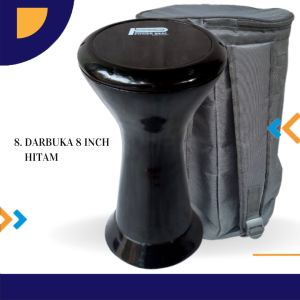 Darbuka Almunium cor ukuran 8 in mika powerbeet