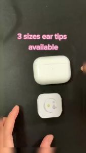 (HD1)Soft Silicone Replacement Ear Tips for AirPods Pro 2 & 3 3 Pairs Anti-Slip Earbud Covers Tips Telinga Silikon Lembut Ganti untuk AirPods Pro 2 & 3 3 Pasang Penutup Fon Telinga Anti-Slip