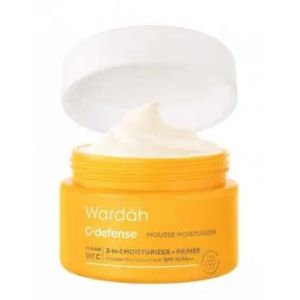 Wardah C-Defense Series - C Defense Face Mist Creamy Wash Serum Waterclay Mask Mousse Moisturizer DD Cream - Virgo Shoop