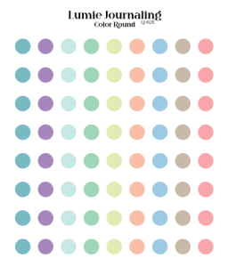 Plain round small Stickers Glossy 9x8 sticker sheet