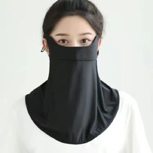Khẩu Trang 3D Chống Nắng UPF 50+ Chống Tia UV Cực Tốt Ôm Khít Mặt Chất Vải Mát Lạnh Nhẹ Và Thoáng Khí Bảo Vệ Mắt Làm Thon Gọn Khuôn Mặt