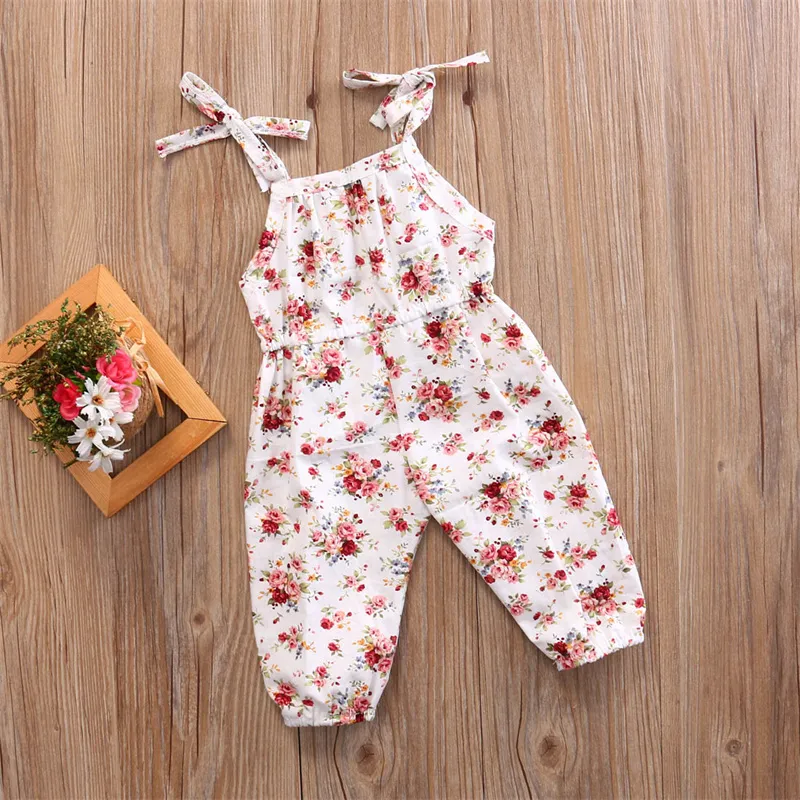 Thorn Tree Infant Baby Kids Girl Floral Romper Jumpsuit Playsuit Sunsuit  Outfits Clothes 0-2Y