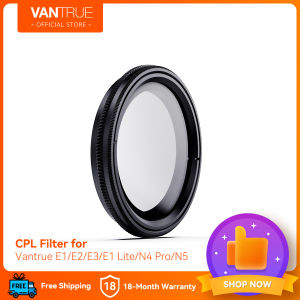 Vantrue 40mm Ultra-Slim CPL Circular Polarizer Filter for Vantrue E1 Pro E1 E2 E3 E1 Lite S1 Pro N4 ProN4 Pro S N4S N5 N5S N2X Dash Cam Reduce Glare and Reflection Enhance Contrast
