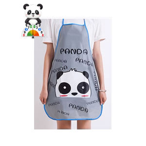 Tạp Dề Làm Bếp Tạp Dề In Hoạt Hình Thỏ Gấu Tạp Dề Chắn Nước Tạp Dề Chắn Văng Dầu Mỡ