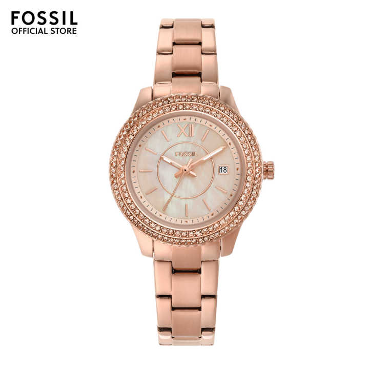 Fossil Stella Rose Gold Watch ES5136 Lazada Singapore