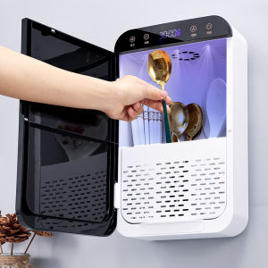 Máy Khử Khuẩn Thìa Đũa ECOMAC Có Tiệt Trùng Bằng Tia UV Cao Cấp Tiệt Trùng 99% Vi Khuẩn Tránh Ẩm Mốc EC14