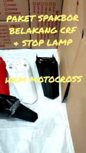 Spakbor Belakang CRF 150 & Stop Lamp LED Slebor Belakang CRF 150L 2018