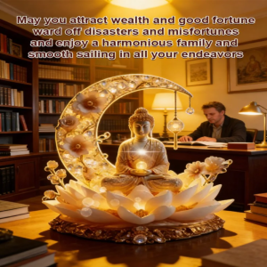Southeast Asia Acrylic Good Luck Ornament for Offices and Homes Promoting Positive and Peaceful Atmosphere in Cultural Spaces