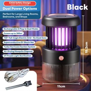[SG STOCK] Electric Mosquito Killer Lamp Mosquito Catcher Lamp Indoor Outdoor Mosquito Lamp Portable Mosquito Repellent