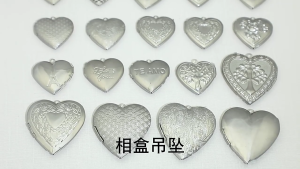 Fashionable Locket Pendant Accessory Unique Book Shaped Locket Pendant Stylish Photo Display Container Pendant Charm