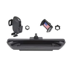 OnlyF U Car Phone Holder Storage Organizer for Jeep Wrangler JL 2018-2023 for Jeep Gladiator JT 2018-2023 Accessories P7Q2M