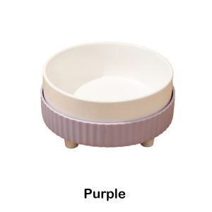 KUCINGJER Raised Dog Pet Bowl Non-Slip Ceramics Dog Bowl wt Stand Cat Bowl Pet Food Water Bowl Protect Cervical Spine