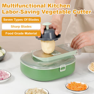 Enlarged Hand Guards Vegetable Cutting Tools Shredder Sharp Blades Simple Operation Seven Kinds Of Blades
