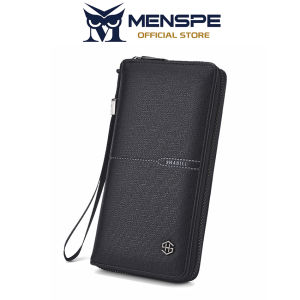 MENSPE กระเป๋าสตางค์ใบยาวผู้ชายกระเป๋าสตางค์ใบยาว PU กระเป๋าสตางค์มัลติฟังก์ชั่กระเป๋าสตางค์ใบใหญ่บัตรเครดิตผู้ถือบัตรเครดิตกระเป๋าเหรียญหนัง PU กระเป๋าสตางค์ธุรกิจ