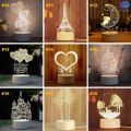 3 Color 3D Light LED Table Lamp Lampu Tidur Meja Anak Hadiah Birthday Guru Cikgu Teacher Gift 小夜灯. 